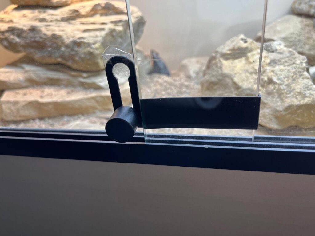 lock on reptile cage