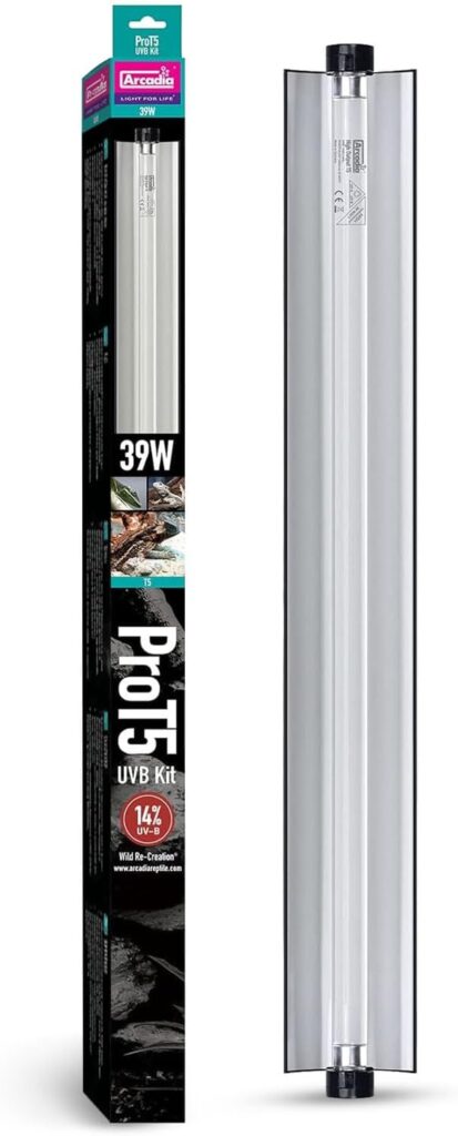 arcadia T5 UVB Bulb fixture 14%